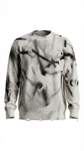 Maglione Girocollo Spray Black & White