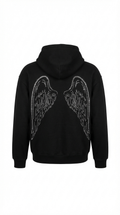 Felpa Angel Black con Strass